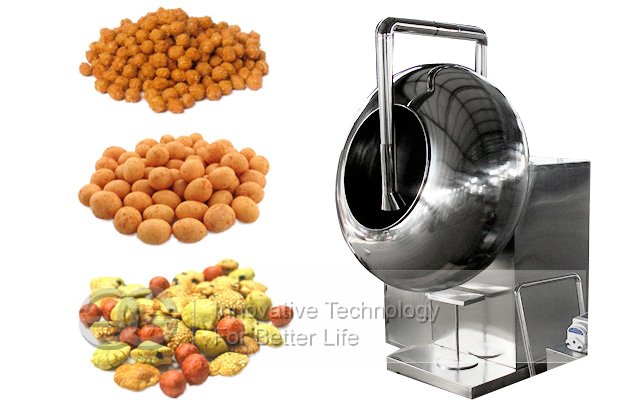 Electric Nut Almond Popcorn Peanut Sugar Coating Machine Commercial Candy  Coater Machine Automatic Candy Rolling Machine