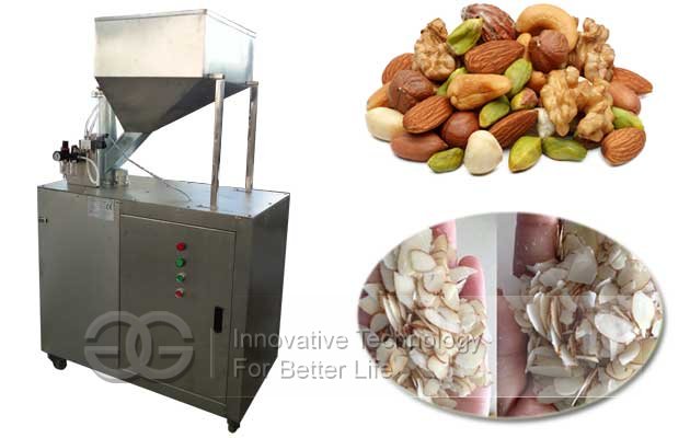 New Commercial Peanut Slice Cutting Machine Almond Nut Slicer