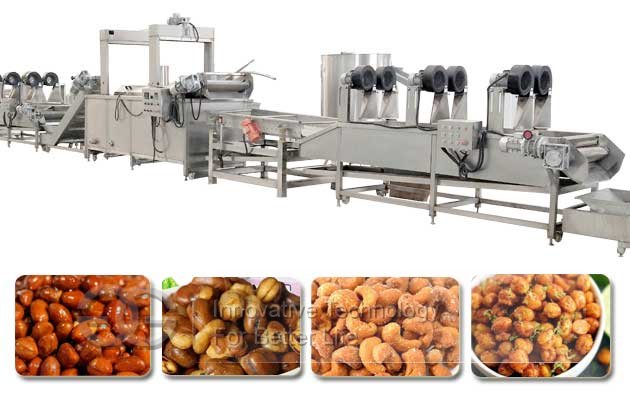 Cashew Nut Frying Production Line|Broad Bean Peanut Frying Processing Line