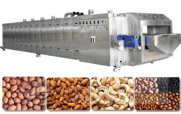 Peanut Roasting Cooling Machine|Groundnut Roasting Machine 500kg/h