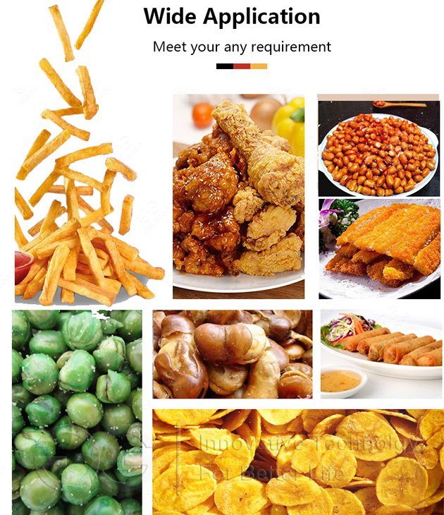 Wide application of fryer