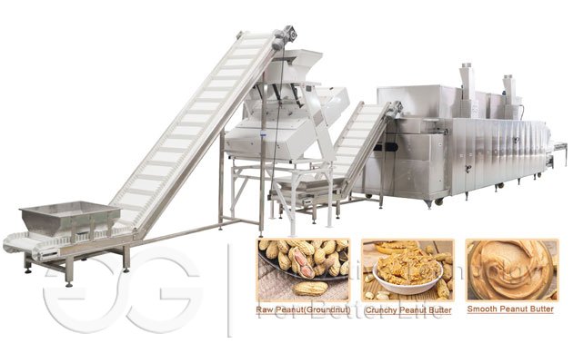 Automatic Peanut Butter Production Line 500kg/h Cost in China