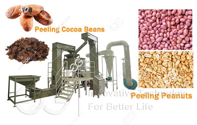 Peanut Peeling And Half Cutting Machine|Peanut Half Separating Machine For Sale