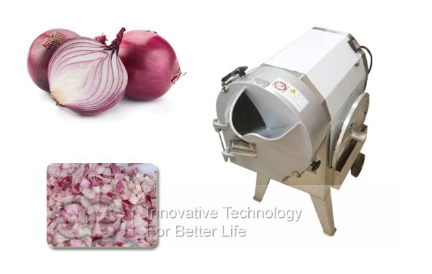 Electric Onion Cube Cutting MachineGreen Pepper Bean Fresh Beetroot Dicing  Cutter