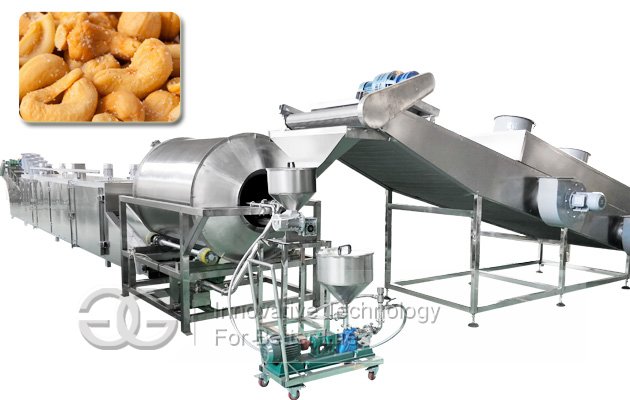 Cashew Nut Roasting Seasoning Machine