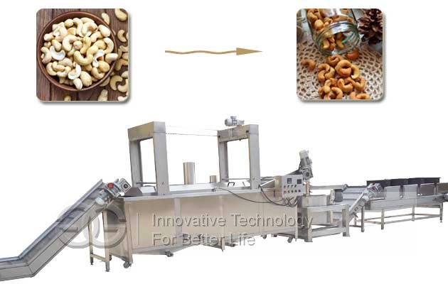 Cashew Nut Frying Production Line