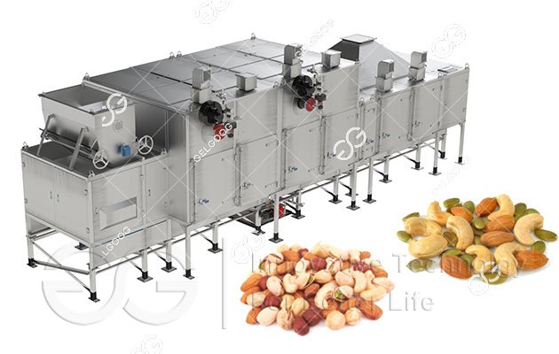 Almond Roasting Cooling Processing Machine
