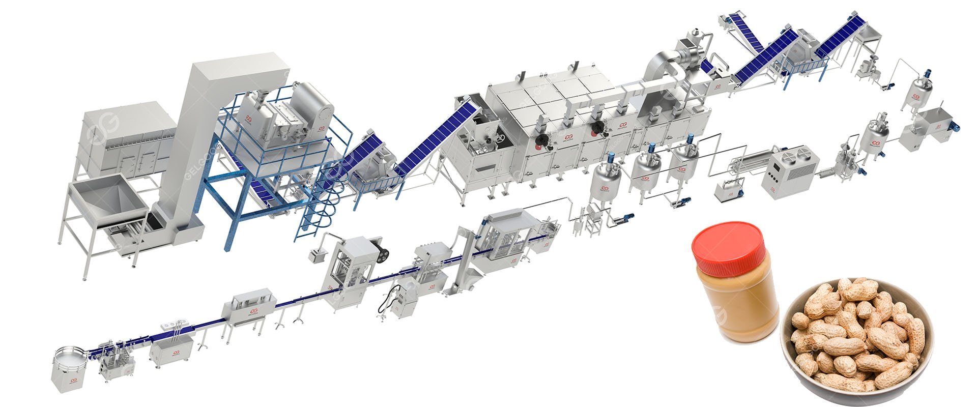 Peanut Butter Production Process Step by Step